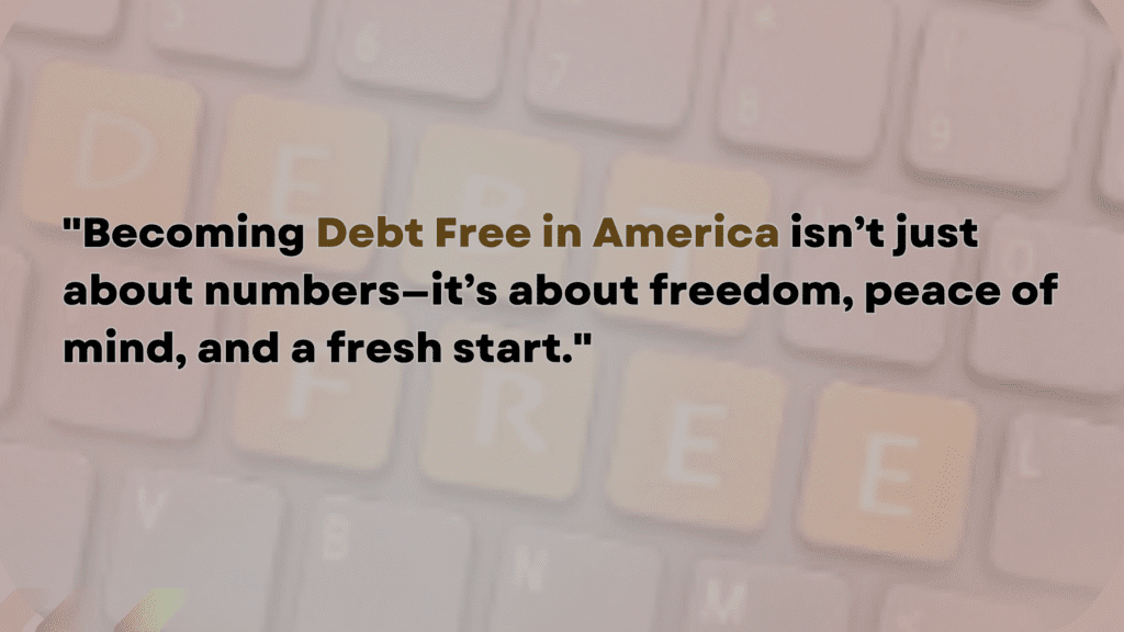 debt free in America