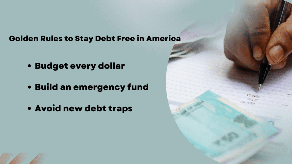 debt free in America